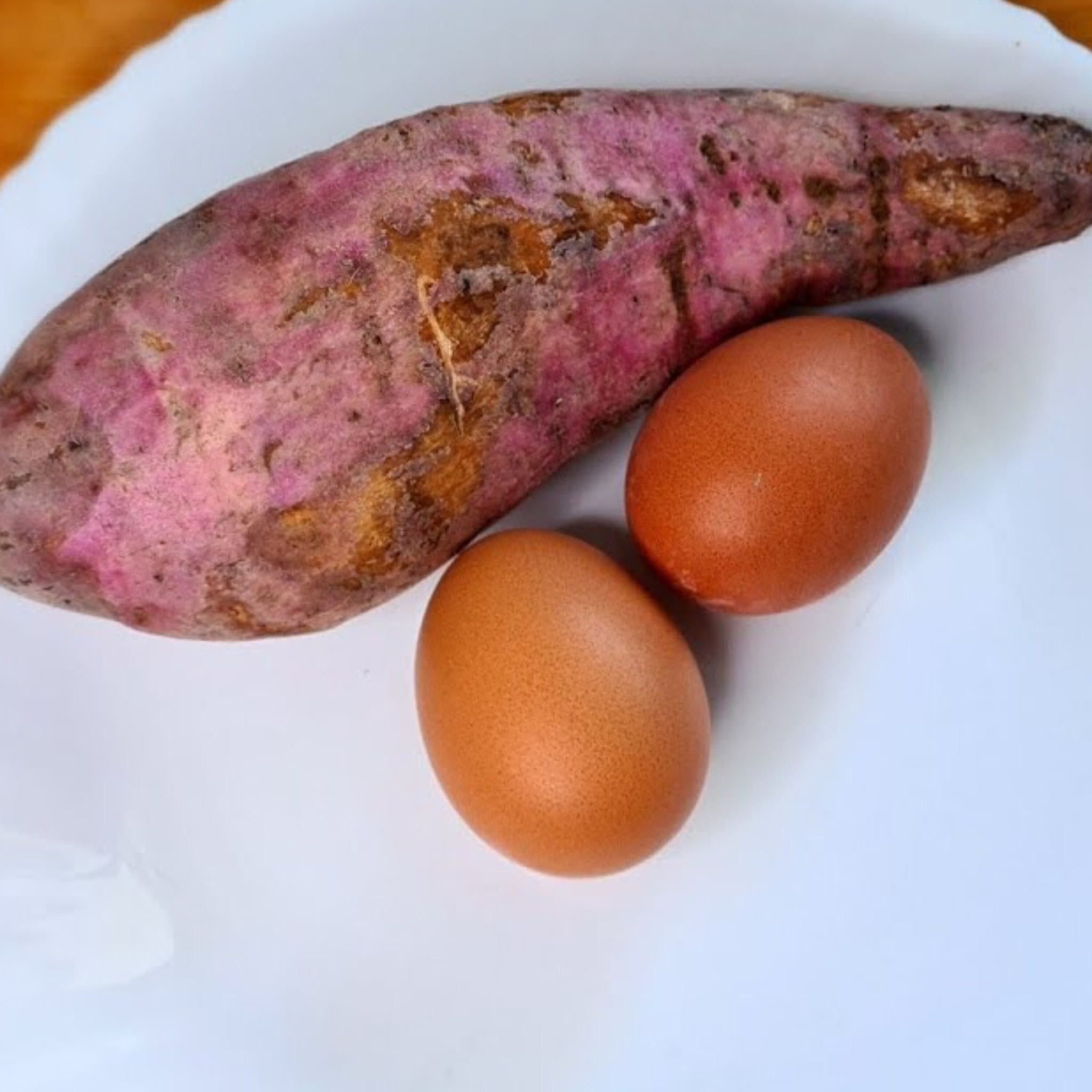 Easy and Quick Sweet Potato and Egg Recipe 1
