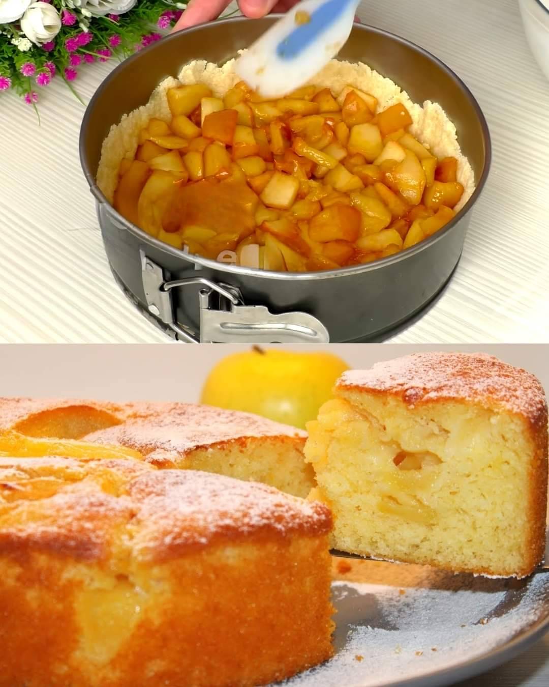 Soft Apple Cake 1 Soft Apple Cake