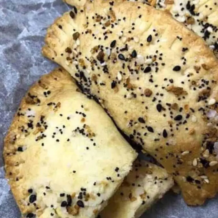 Air Fryer Everything Bagel Breakfast Pockets 1