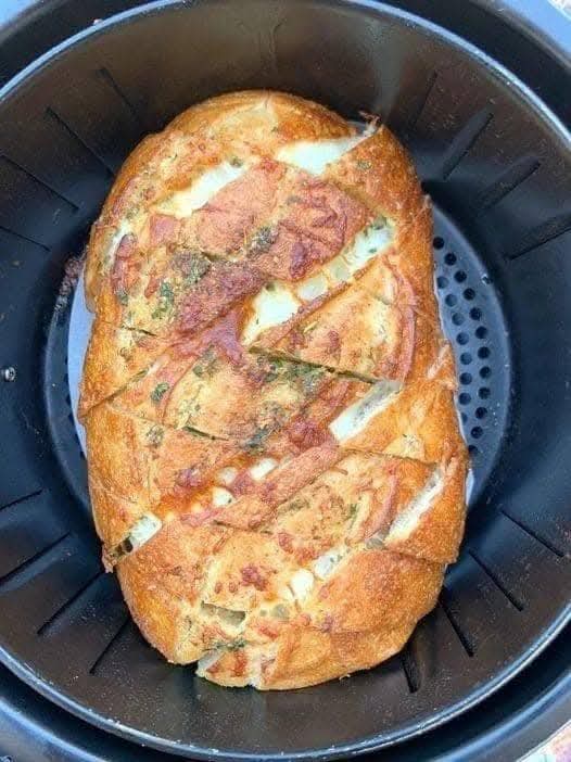 Air Fryer Pull Apart Cheese Garlic Bread 2