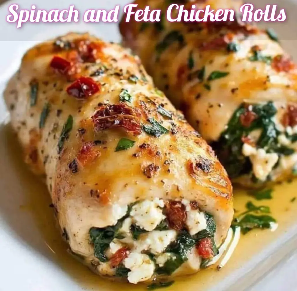 Spinach and Feta Chicken Rolls 1
