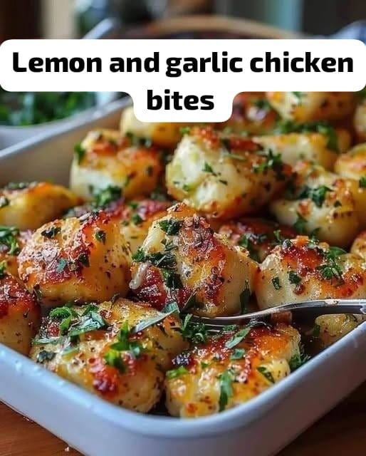 Lemon & Garlic Chicken Bites 1