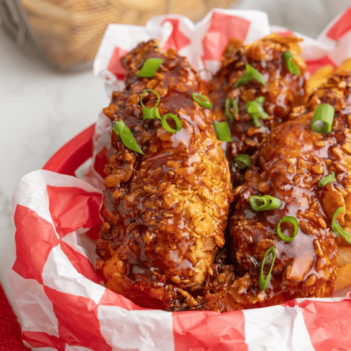 Air Fryer Honey BBQ Chicken Tenders 9