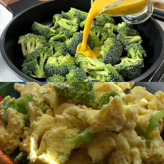 Just Add Eggs to Broccoli 1