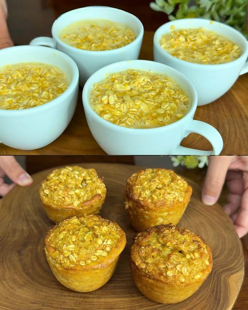 Orange Oatmeal Cups Recipe 1 Orange Oatmeal Cups Recipe