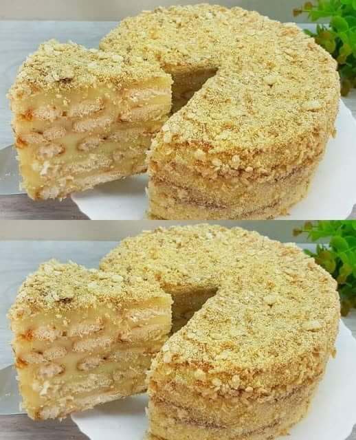 No-Bake Napoleon Cake Recipe