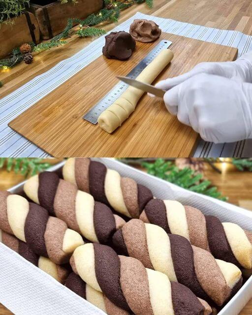 Christmas Twisted Cookies 1 Christmas Twisted Cookies