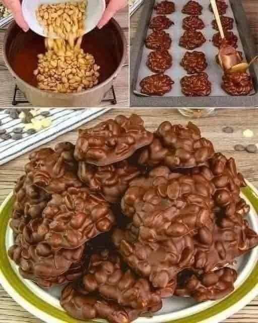 Simple Recipe for Chocolate Peanut Clusters 8