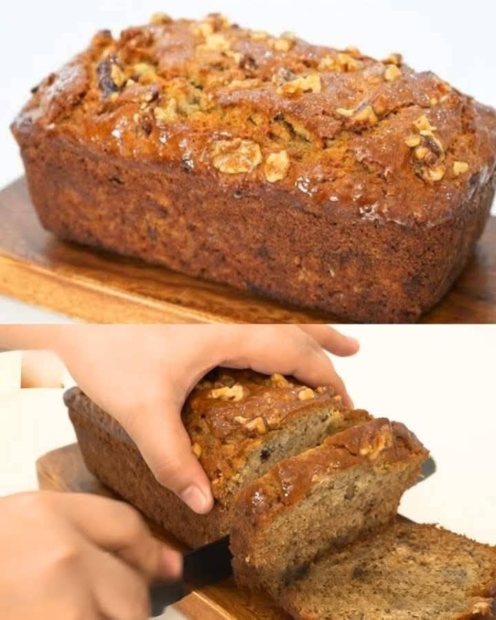 Moist Banana Loaf 1 Moist Banana Loaf