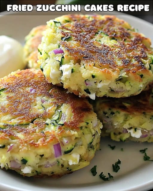 Crispy Fried Zucchini Cakes 3