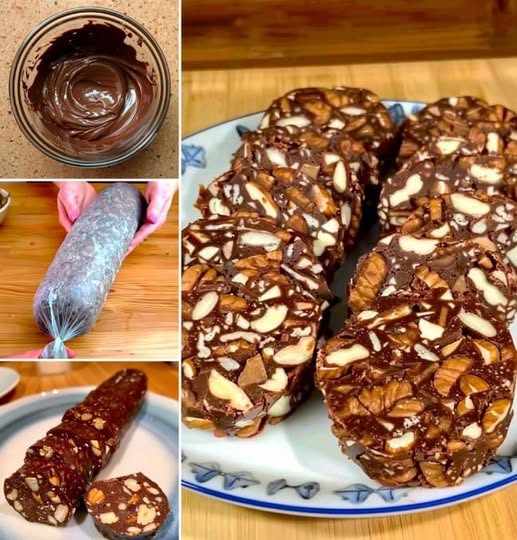 Keto Chocolate Salami 1 Keto Chocolate Salami