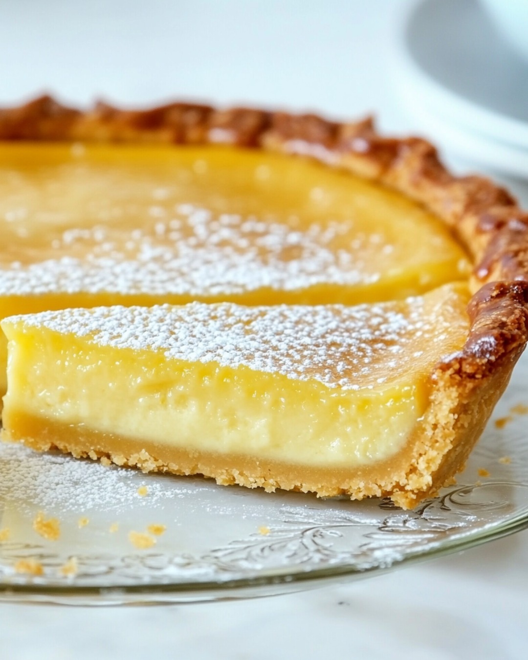 Classic Lemon Tart with Powdered Sugar recipe 1