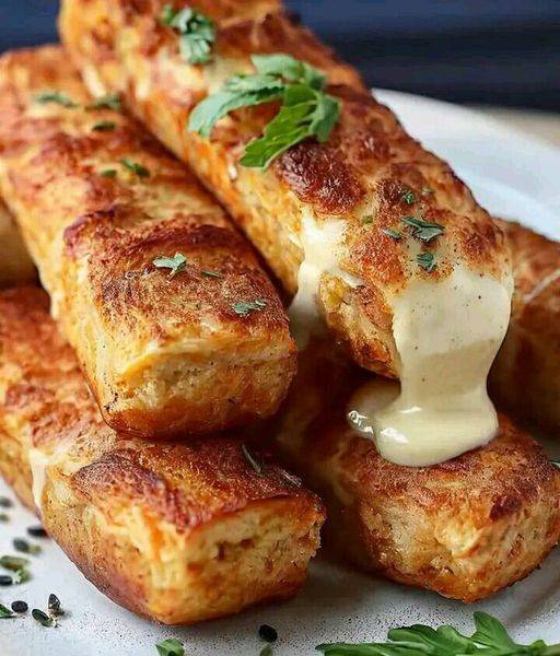 Potato Cheese Sticks with garlic 1