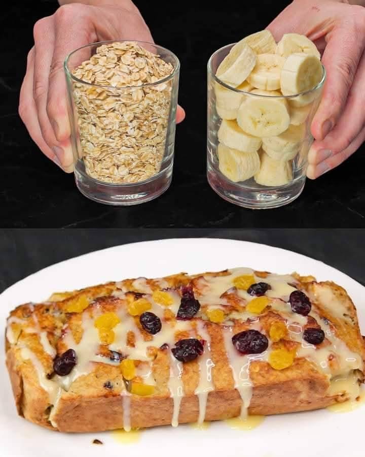Delightful Banana Cranberry Oatmeal Bake 2 Delightful Banana Cranberry Oatmeal Bake