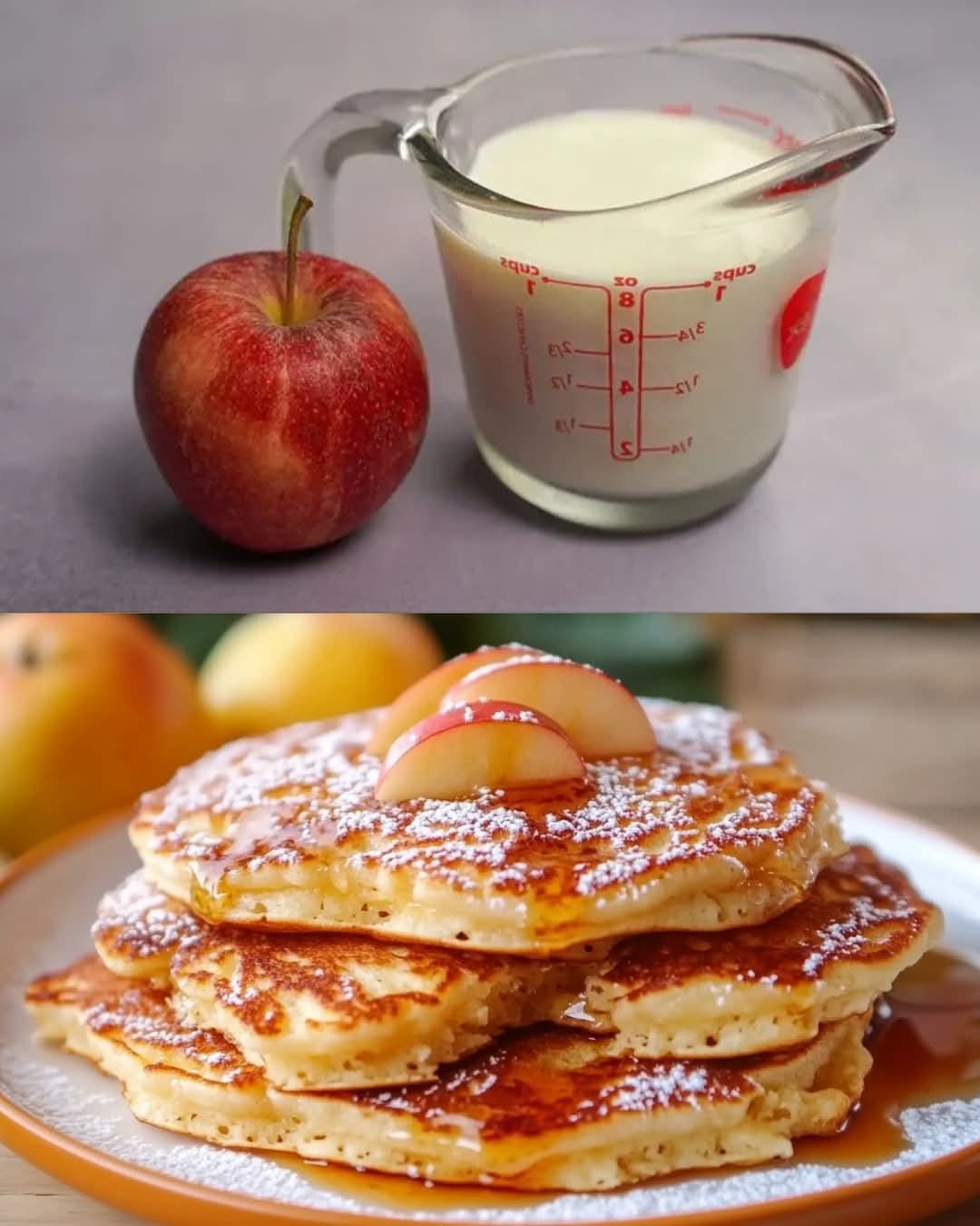 Soft Apple Pancakes 2 Soft Apple Pancakes