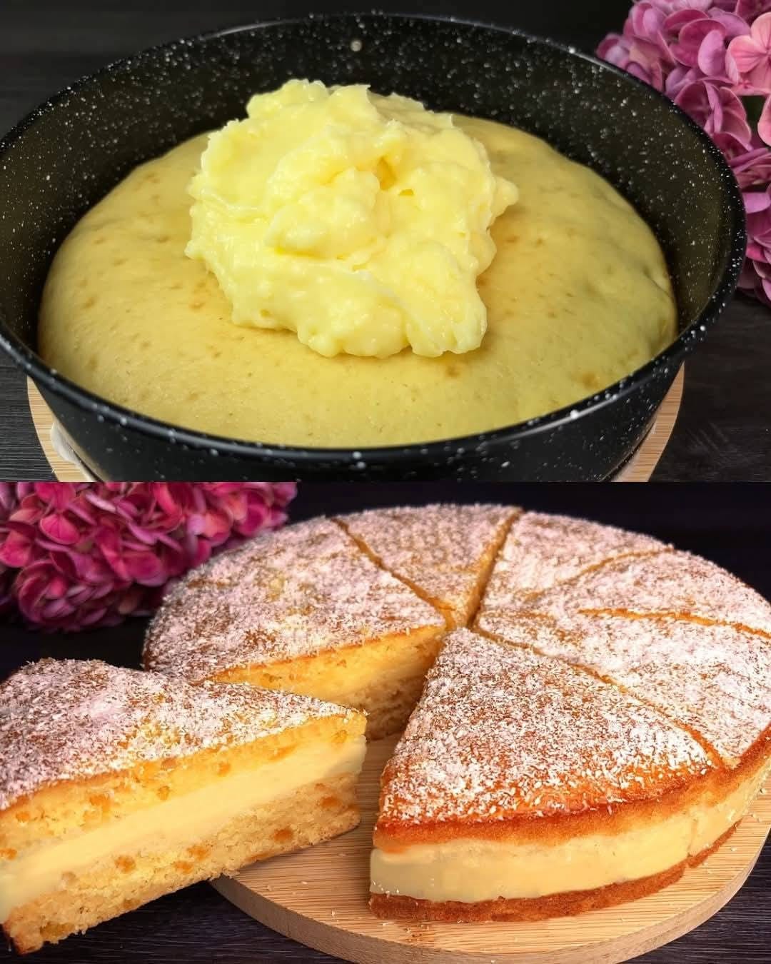 Peach Lemon Cake with Coconut and Honey 5 Peach Lemon Cake with Coconut and Honey