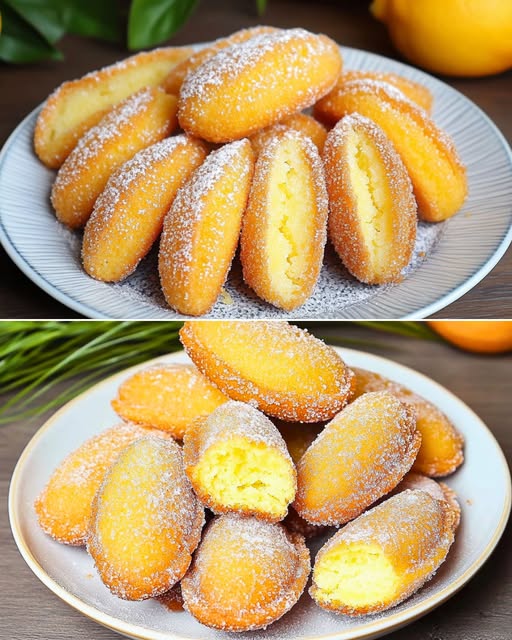 Citrus Orange Madeleines with Sugar Coating 3 Citrus Orange Madeleines with Sugar Coating