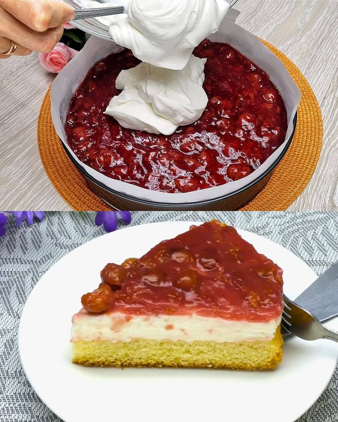 Cherry Pudding Cake with Sour Cream 9 Cherry Pudding Cake with Sour Cream