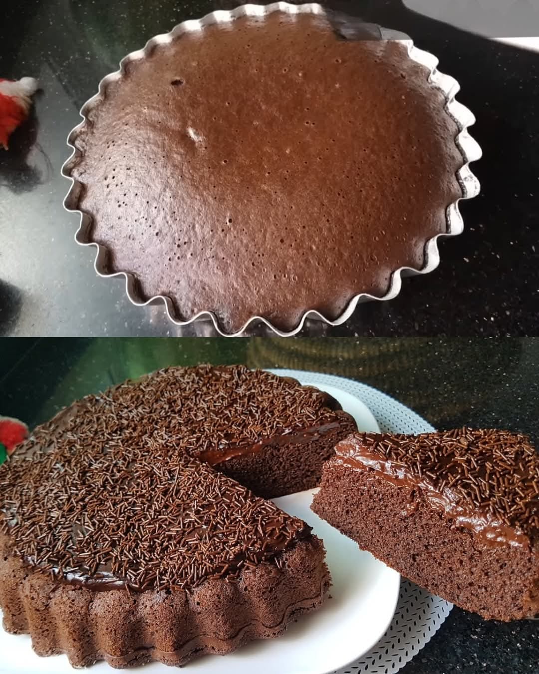 Chocolate Cake with Coffee-Cocoa Cream 8 Chocolate Cake with Coffee-Cocoa Cream