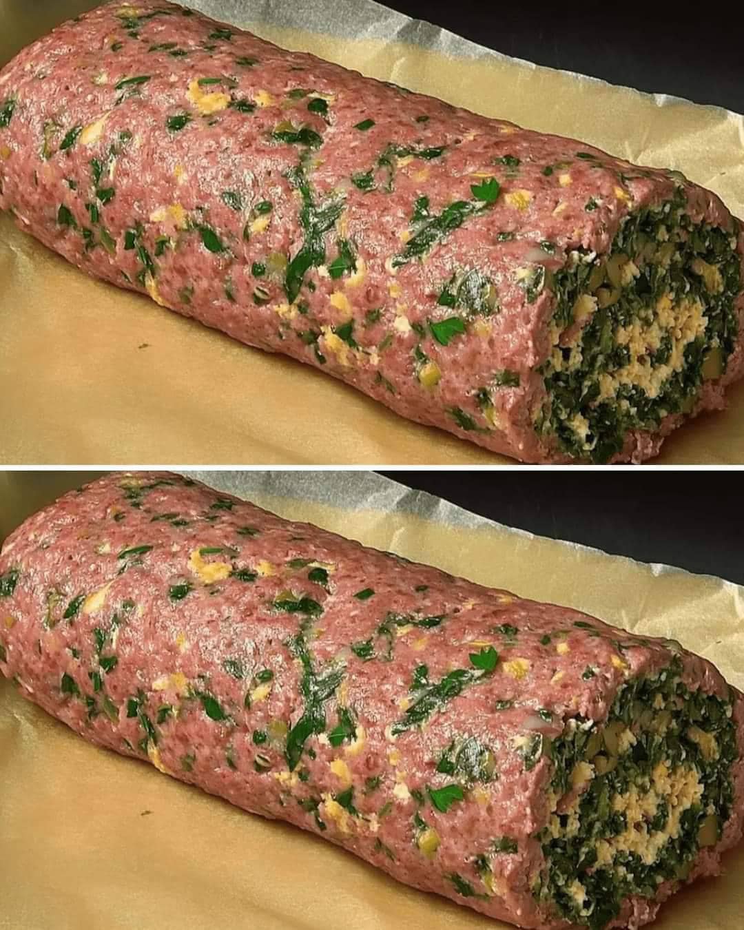 Spinach Stuffed Meatloaf 1