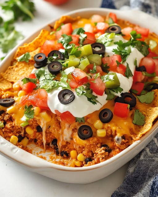 cheesy taco casserole recipe 1