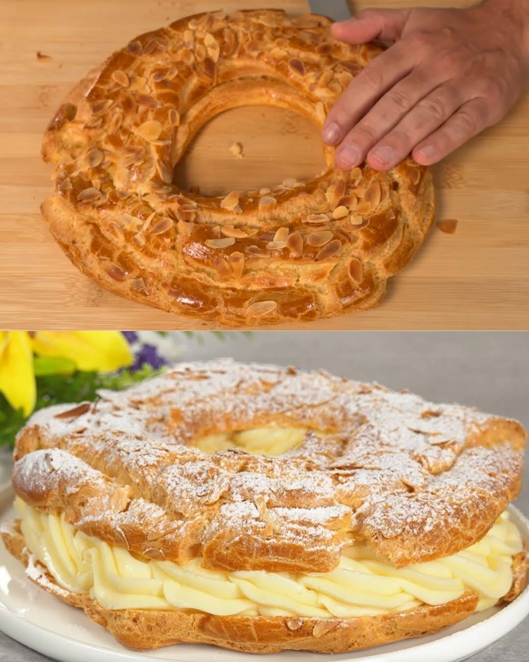 Vanilla Cream Almond Cake Recipe 1 Vanilla Cream Almond Cake Recipe