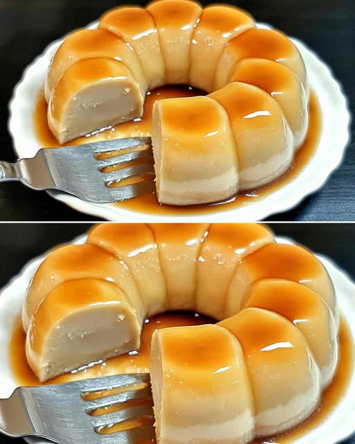 Elegant Banana Caramel Pudding (Banana Flan) 1 Elegant Banana Caramel Pudding (Banana Flan)