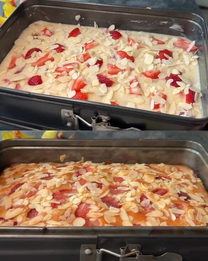 Strawberry and Lemon Yogurt Cake 1 Strawberry and Lemon Yogurt Cake