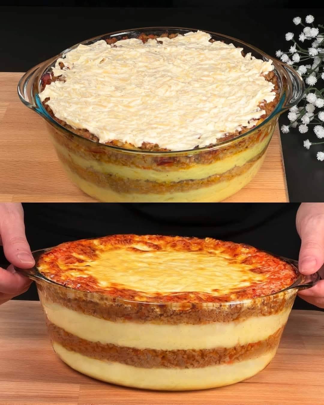 Baked Potato and Minced Meat Casserole 1 Baked Potato and Minced Meat Casserole