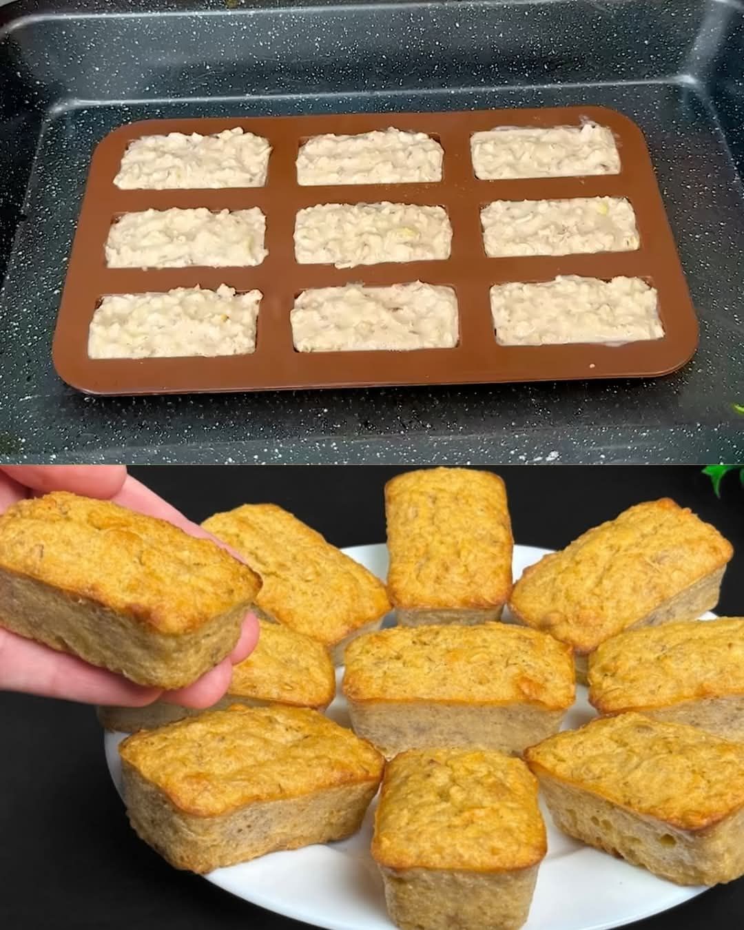 Apple and Banana Baked Oatmeal with Nuts