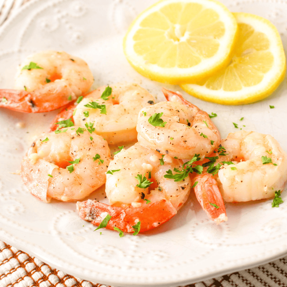 Air Fryer Garlic Butter Shrimp