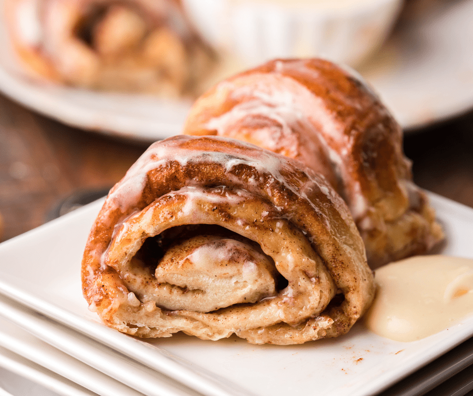 Air Fryer Cinnamon Roll Braid 1