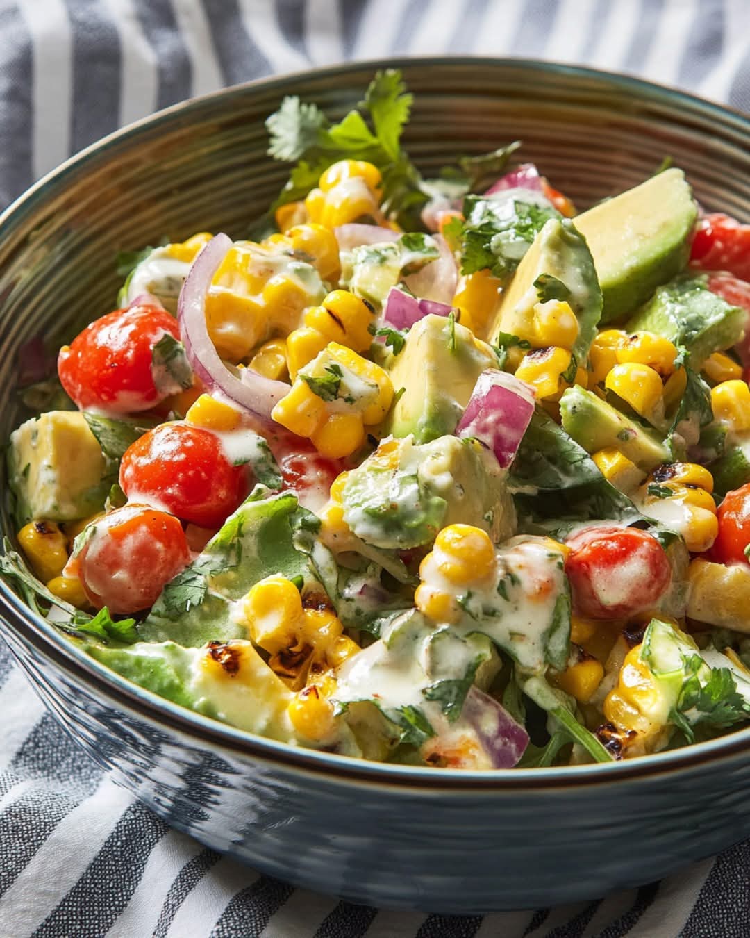 Grilled Corn and Avocado Salad recipe 1