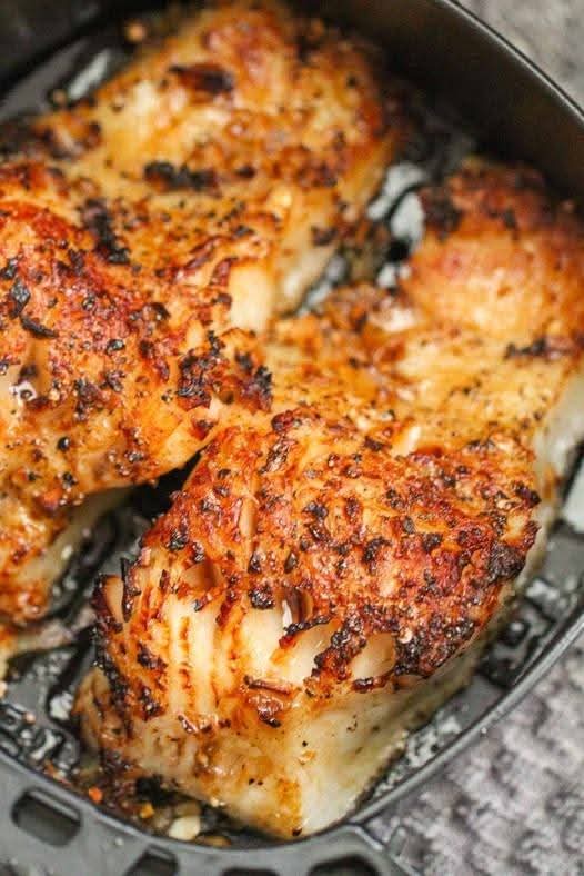 Air Fryer Chilean Sea Bass with Lemon and Herbs 1