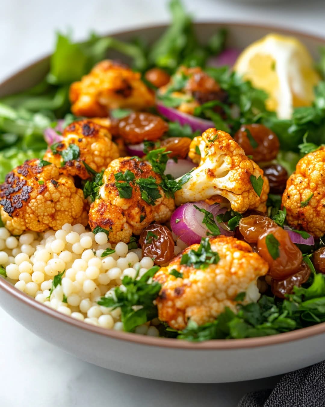 Roasted Cauliflower and Couscous Salad recipe 1