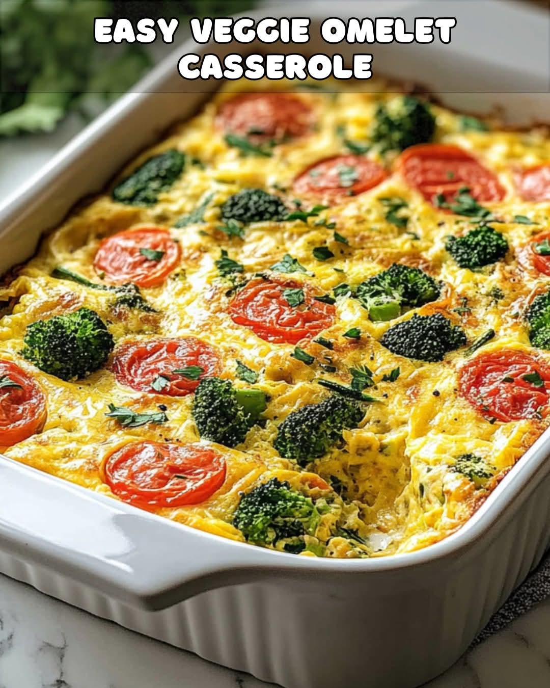 Easy Veggie Omelet Casserole 1