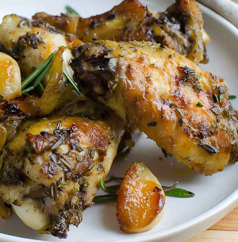 Chicken Wings with Rosemary and Garlic 1