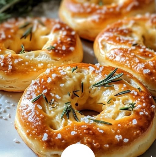 Cheesy Rosemary Pretzel Delights 1