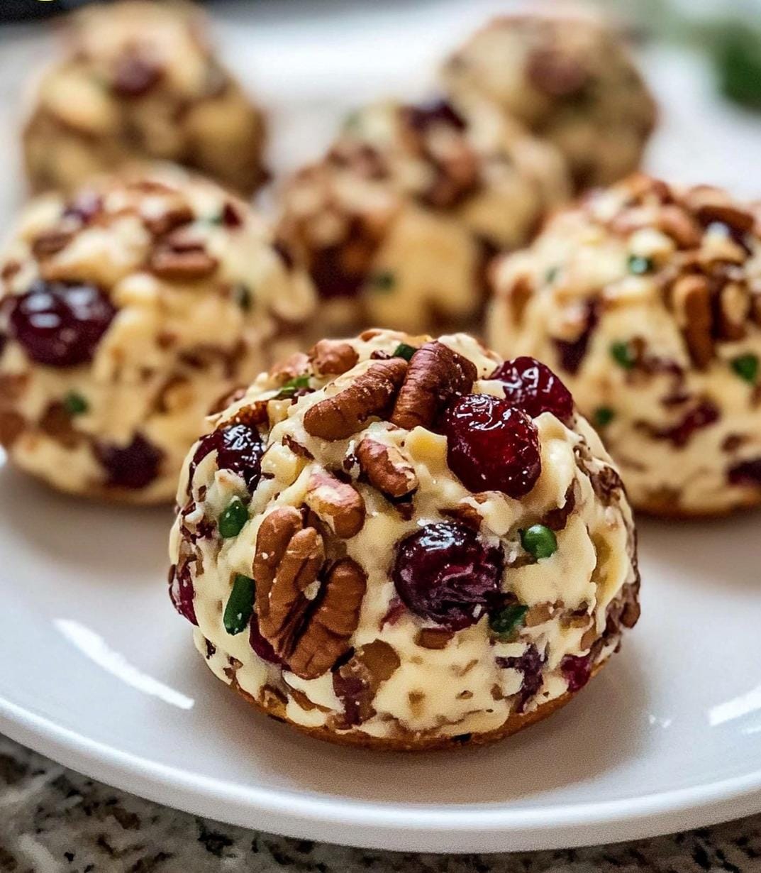 Truffles with Cranberry Pecan Cheese 1