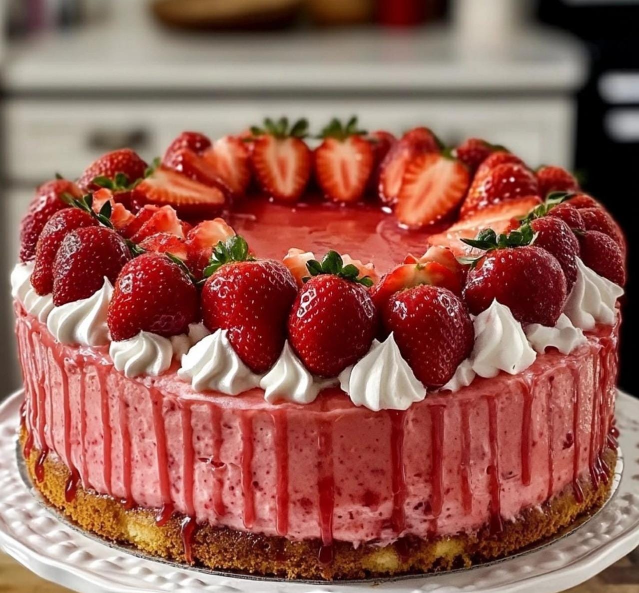 Double Strawberry Cake 1