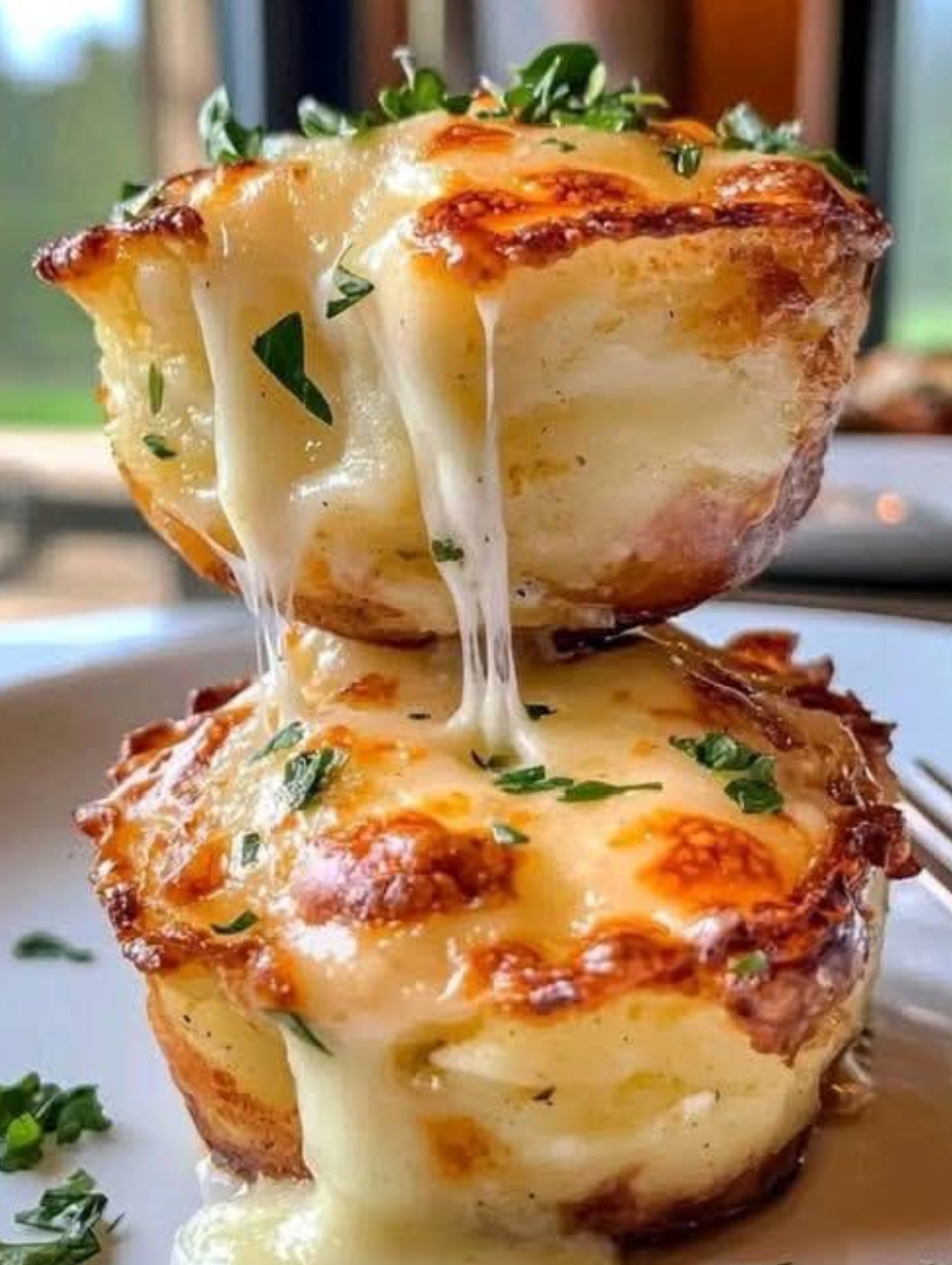 Cheesy mashed potato puffs 1