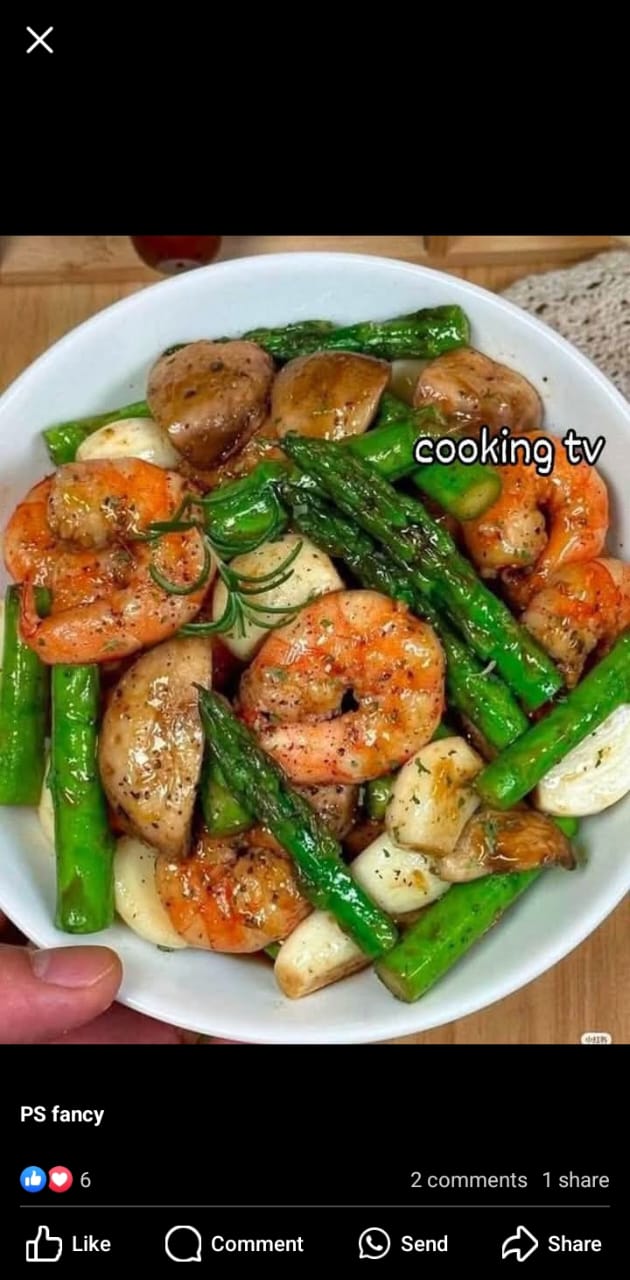 Stir-fry Shrimp and Vegetable Recipe 1