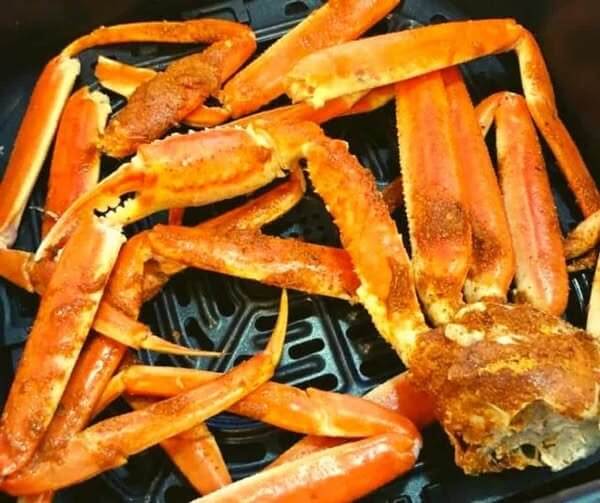 Crab legs in an air fryer for huge seafood lover 1