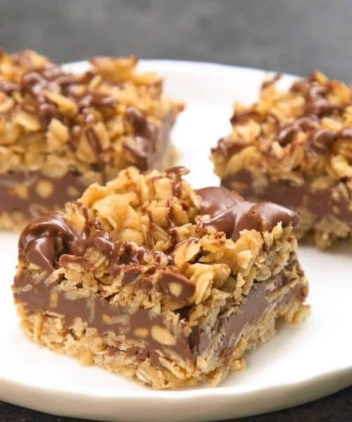 No Bake Chocolate Oat Bars Recipe 1