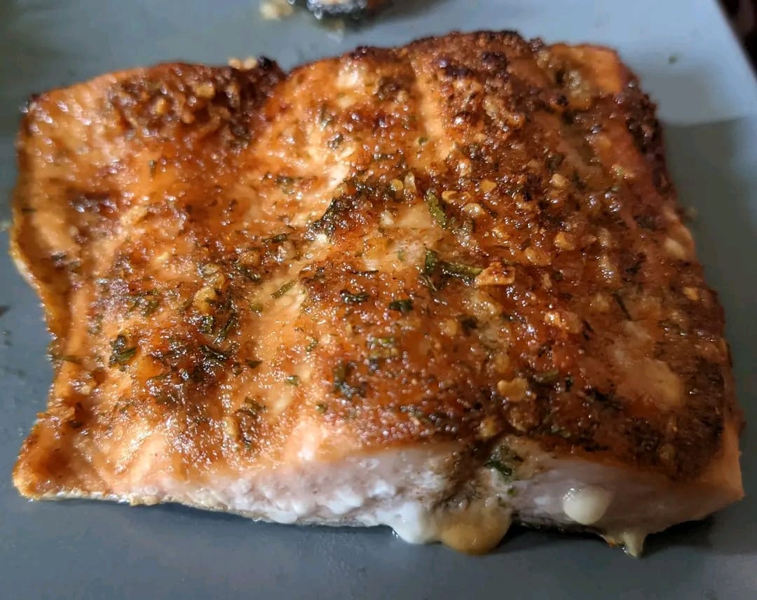 Recipe for Air Fryer Sticky Garlic Salmon 1