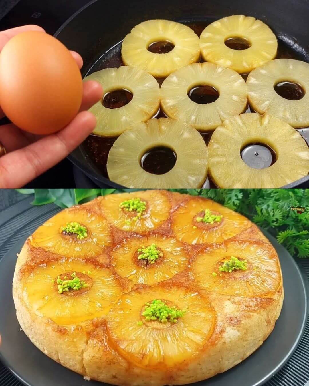 Pineapple Upside-Down Cake Recipe 1 Pineapple Upside-Down Cake Recipe