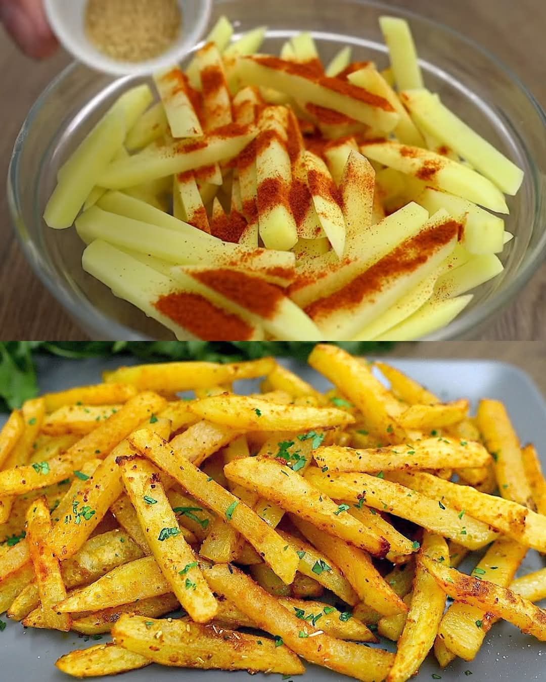 Crispy Baked Potato Fries