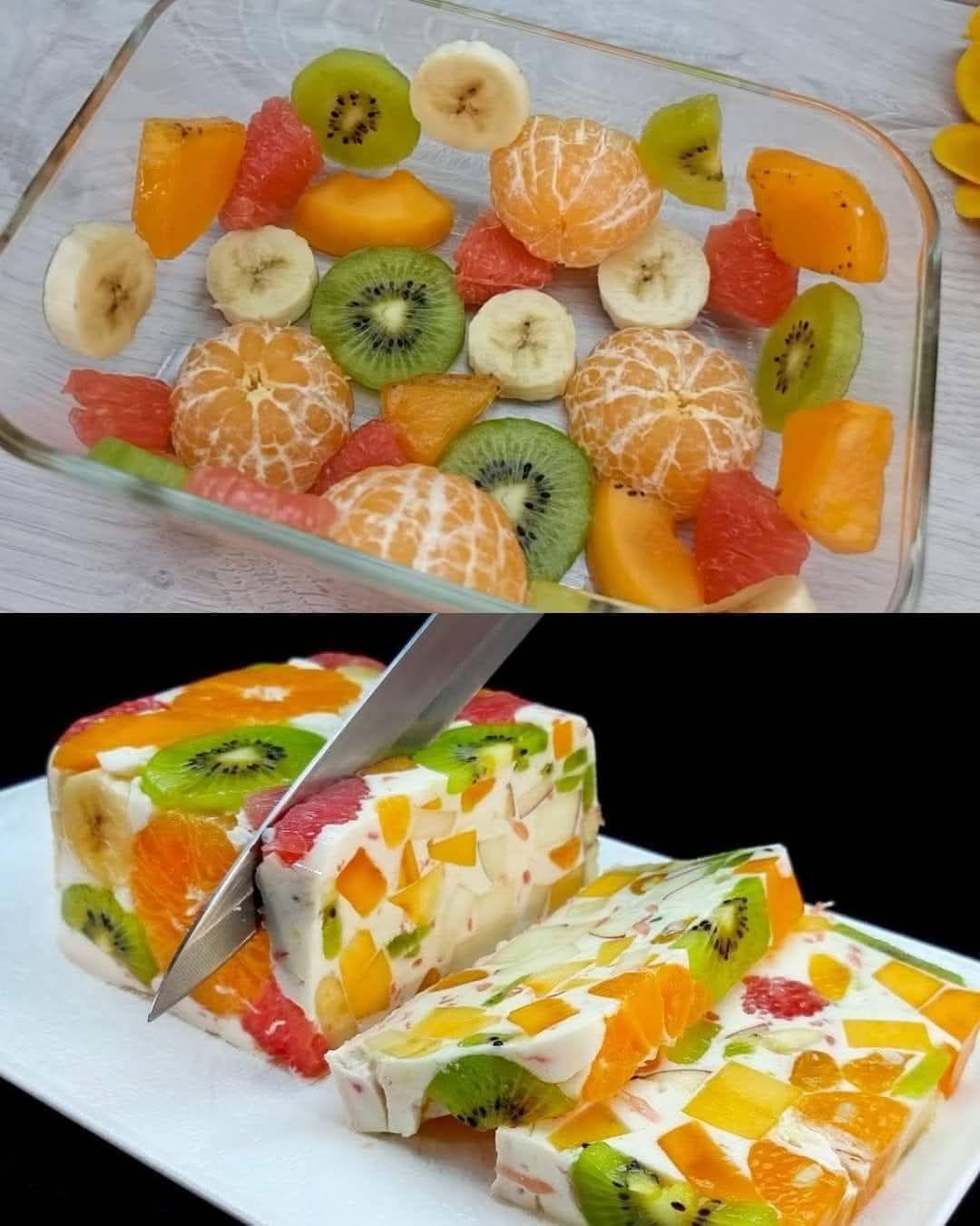 Fresh Fruit and Milk Delight: A Gelatin-Free Dessert 1 Fresh Fruit and Milk Delight: A Gelatin-Free Dessert