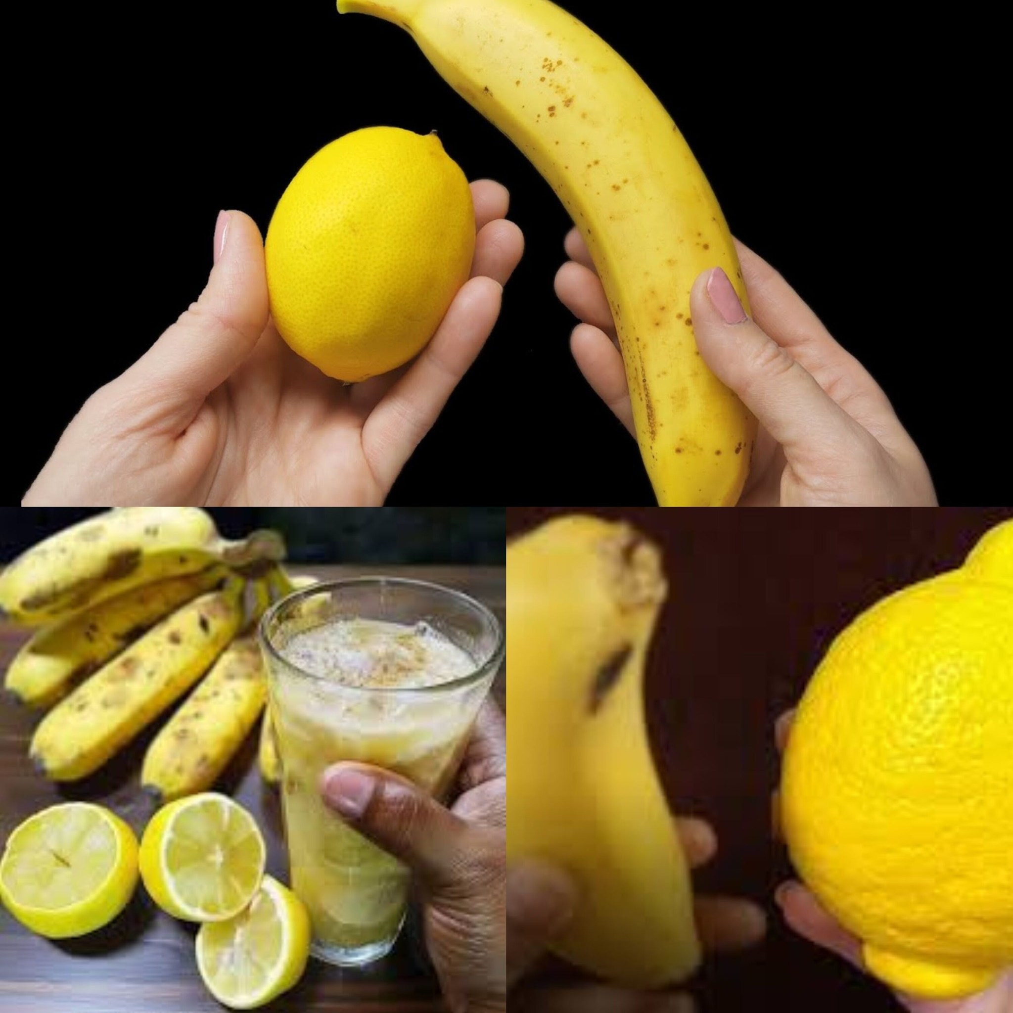 Banana and Lemon Drink 1