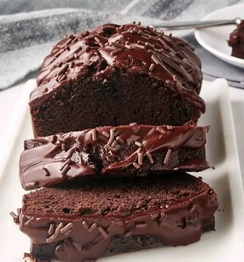 Best Chocolate Loaf With Ganache. 1 Best Chocolate Loaf With Ganache.